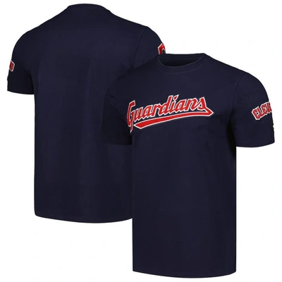 Shop Pro Standard Navy Cleveland Guardians Team Logo T-shirt