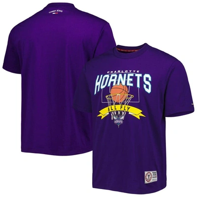 Shop Tommy Jeans Purple Charlotte Hornets Tim Backboard T-shirt