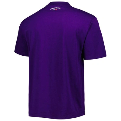 Shop Tommy Jeans Purple Charlotte Hornets Tim Backboard T-shirt