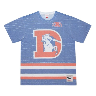 Shop Mitchell & Ness Royal Denver Broncos Jumbotron 3.0 T-shirt