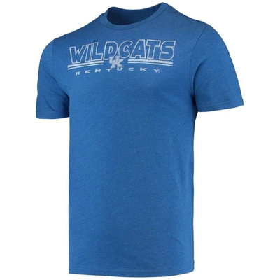 Shop Concepts Sport Heathered Charcoal/royal Kentucky Wildcats Meter T-shirt & Pants Sleep Set In Heather Charcoal