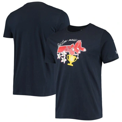 Shop New Era Navy Boston Red Sox City Cluster T-shirt