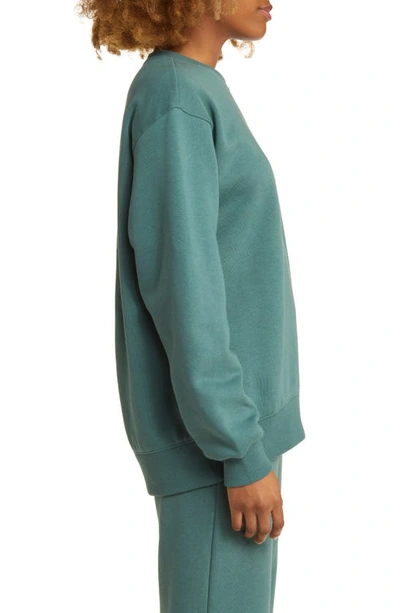 Shop Bp. Oversize Crewneck Sweatshirt In Green Pine