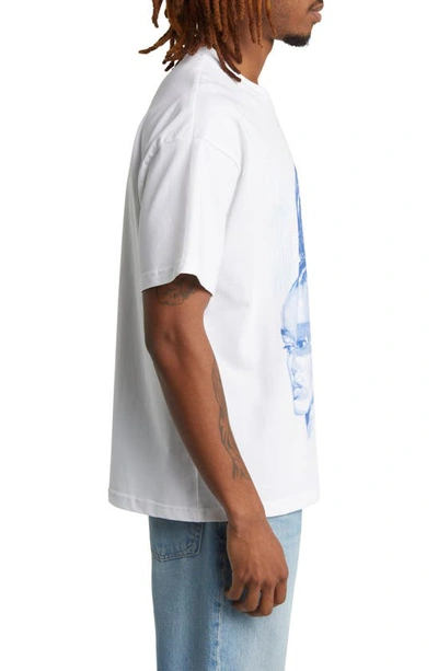 Shop Renowned Intuition Cotton Graphic T-shirt In White