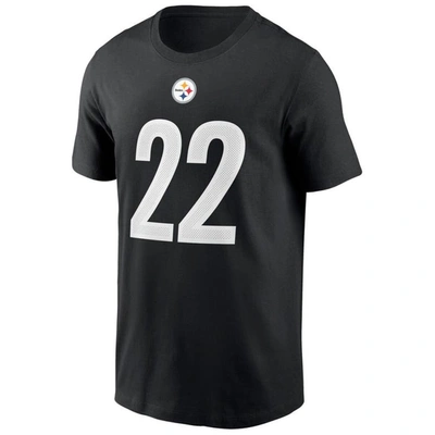 Shop Nike Najee Harris Black Pittsburgh Steelers Player Name & Number T-shirt
