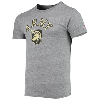 Shop League Collegiate Wear Heathered Gray Army Black Knights Tide Seal Nuevo Victory Falls Tri-blend T-s In Heather Gray