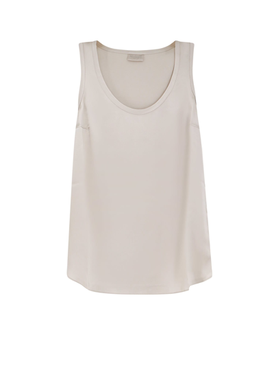 Shop Brunello Cucinelli Top In Beige