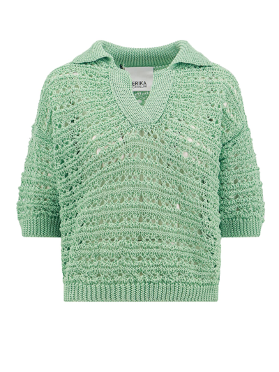 Shop Erika Cavallini Sweater In Green