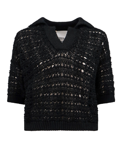 Shop Erika Cavallini Sweater In Black