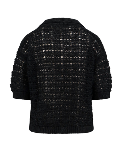 Shop Erika Cavallini Sweater In Black