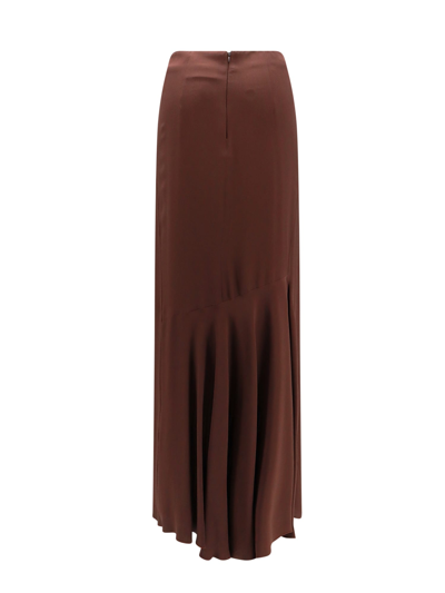Shop Erika Cavallini Skirt In Brown