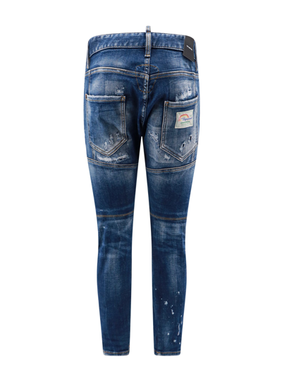 Shop Dsquared2 Tidy Biker Jean Jeans In Blue