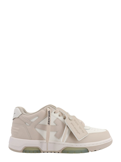 Shop Off-white Out Of Office Sneakers In Beige