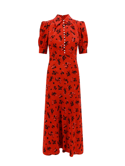 Shop Alessandra Rich Dress In Red