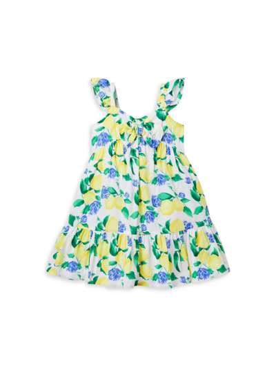 Shop Janie And Jack Baby Girl's, Little Girl's & Girl's Lemon Bow Dress