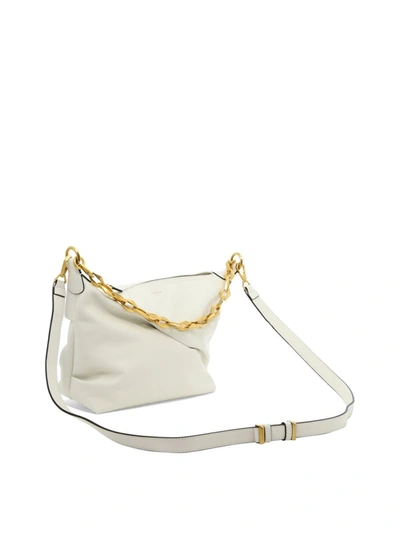Shop Jimmy Choo "diamond Soft Hobo" Shoulder Bag In White