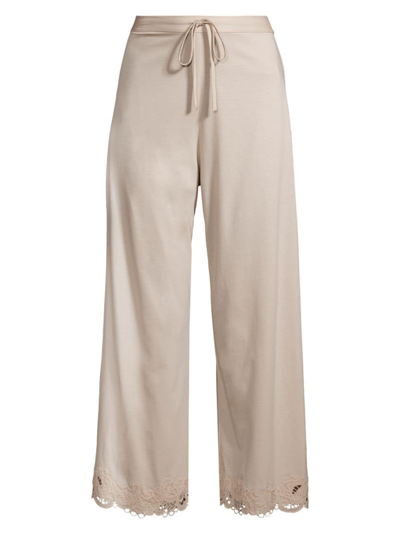 Shop Natori Women's Bliss Harmony Cropped Pants In Sand Taupe