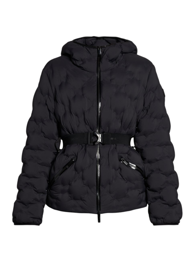 Shop Moncler Women's Adonis Quilted Down Jacket In Black