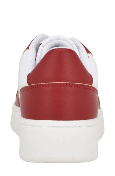 Tommy Hilfiger Twigye Sneaker In White/ Red