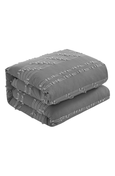 Shop Chic Desiree Ariane Comforter, Sheet & Sham Set In Grey