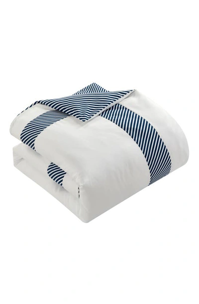 Shop Chic Cinzia 7-piece Down Alternative Comforter & Sheet Set In Navy