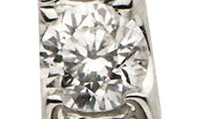 Shop House Of Frosted Tahitian Pearl & Diamond Drop Earrings In Silver/ Black Pearl/ Lennon