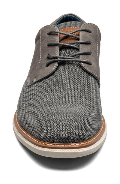 Nunn Bush Mens Chase Knit Oxford Shoes In Gray