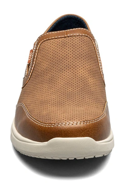 Shop Nunn Bush Conway Ez Slip-on Sneaker In Tan Multi