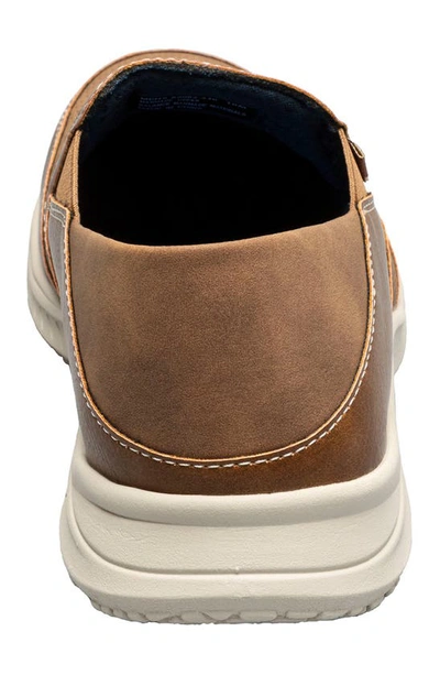 Shop Nunn Bush Conway Ez Slip-on Sneaker In Tan Multi