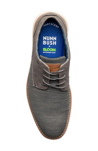 Nunn Bush Mens Chase Knit Oxford Shoes In Gray