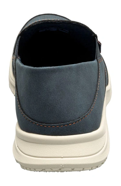 Nunn Bush Conway Ez Slip-on Sneaker In Navy Multi