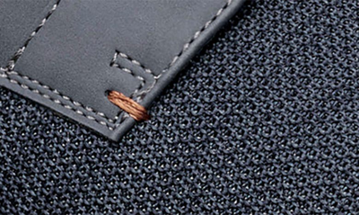 Nunn Bush Chase Knit Plain Toe Derby In Navy Multi