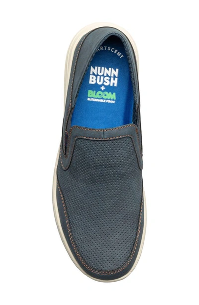 Nunn Bush Conway Ez Slip-on Sneaker In Navy Multi