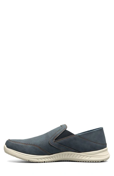 Nunn Bush Conway Ez Slip-on Sneaker In Navy Multi