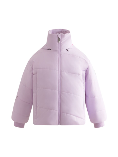 Shop Fusalp Little Girl's & Girl's Puffer Jacket In Pink Lavender