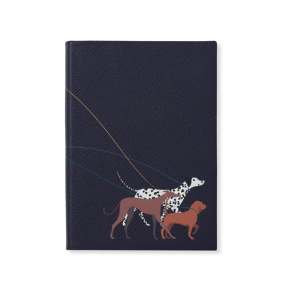 Smythson Dalmatian Soho Notebook In Panama
