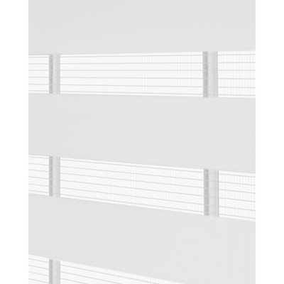 Shop Achim Celestial Sheer Cordless Double Layered Window Shade, 39" X 72" In White