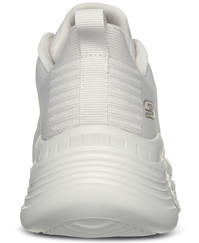 Skechers Women's Bobs Sport B Flex Hi Casual Wedge Sneakers From Finish Line In Off White