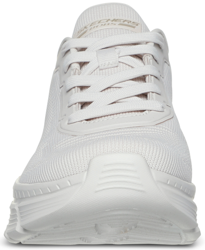 Shop Skechers Women's Bobs Sport B Flex Hi Casual Wedge Sneakers From Finish Line In Off White