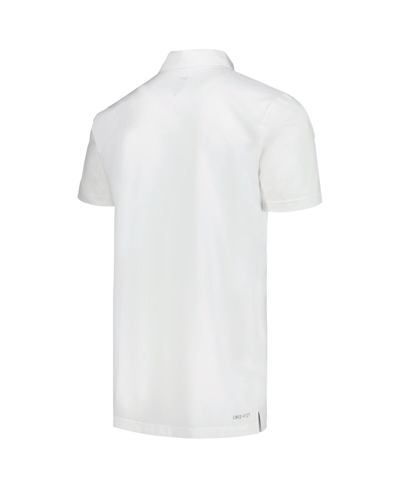 Shop Nike Men's  White Tcu Horned Frogs Sideline Polo Shirt