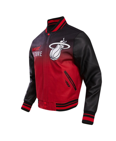Shop Pro Standard Men's  Black Miami Heat 2023/24 City Edition Full-zip Varsity Jacket