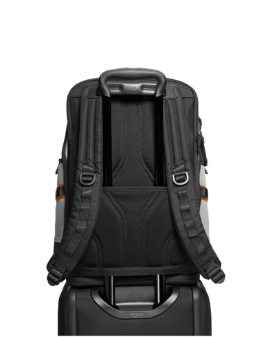 Shop Tumi Alpha Bravo Nomadic Backpack In Steel