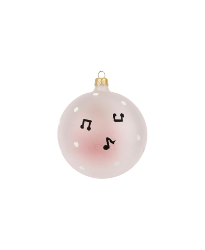 Vietri Old St. Nick Drum Christmas Ornament In Red