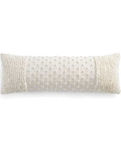 Shop Dkny Pure Emma Decorative Pillow, 12" X 36" In Ivory