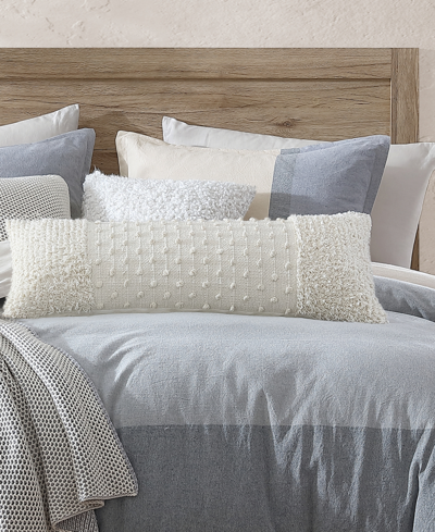 Dkny Pure Emma Decorative Pillow, 12" X 36" In Ivory