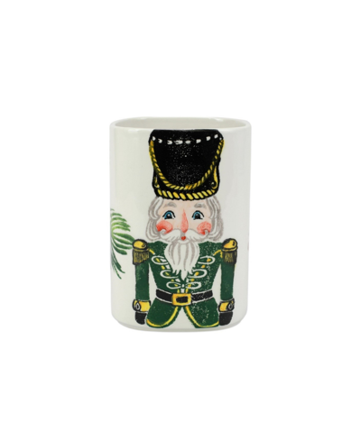 Vietri Nutcrackers Utensil Holder In Green