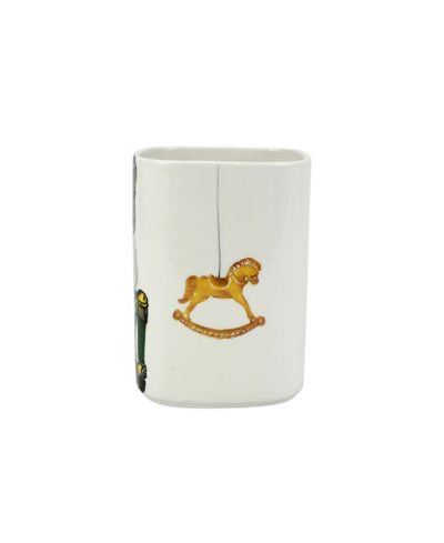 Vietri Nutcrackers Utensil Holder In Green