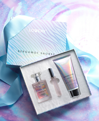 Lovery 3-pc. Bergamot Shores Eau De Parfum Gift Set With Body Lotion In Transparent