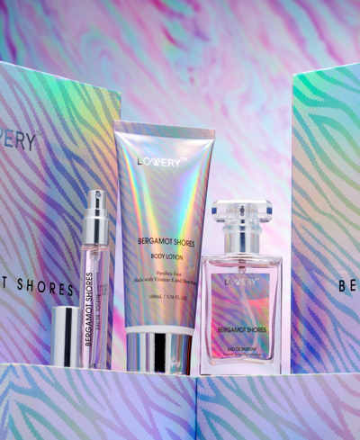 Lovery 3-pc. Bergamot Shores Eau De Parfum Gift Set With Body Lotion In Transparent