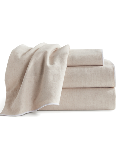 Dkny Pure Washed Linen Cotton 4-pc. Sheet Set, California King In Linen
